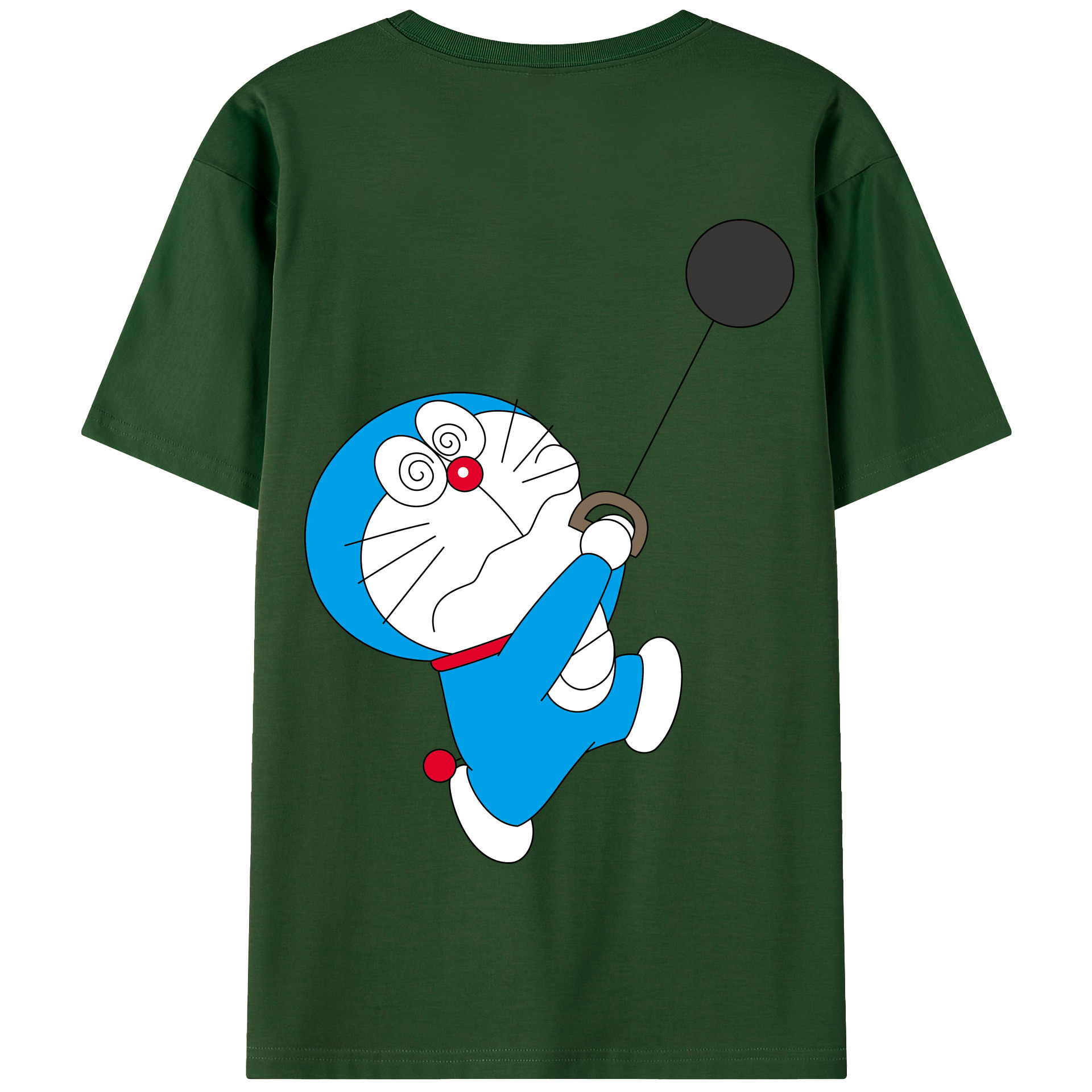 （画像用） ドラえもん Doraemon 綿100％半袖Tシャツ（背面プリント）